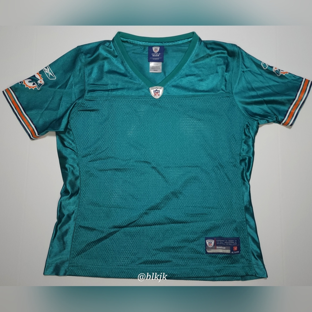 Women's Reebok ONFIELD Miami Dolphins Jersey Medium